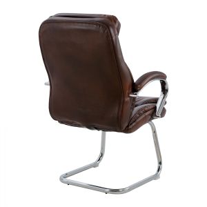 Conference chair, brown 65x52x105cm Hm1100,09