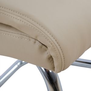 Conference chair, cream 59.5x72x104cm Hm1094.07