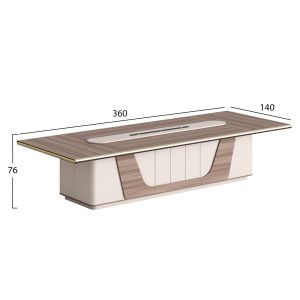 Конферентна маса Superon Hm2145 меламин в натурален бежов цвят 360x140x76всм.