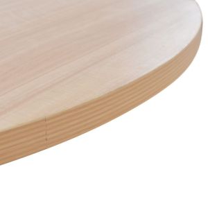 Conference table in oak color D105x75cm Hm2054.11