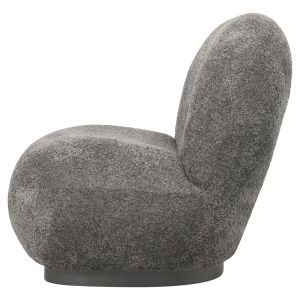 Кресло Beany Hm9591,01 сиво букле 85x82x77hcm