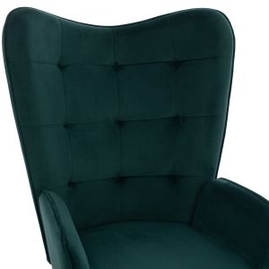 Кресло Crawley Hm8918,03 кипърско зелено 70х57х103cm