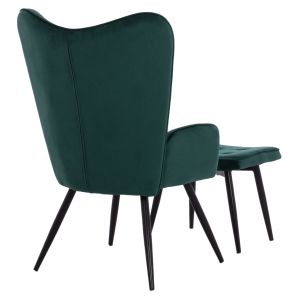 Кресло Crawley Hm8918,03 кипърско зелено 70х57х103cm