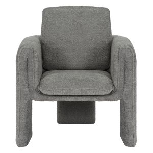 Кресло Crusher от сив текстил с метална рамка 82x78x87hcм Hm9681,01