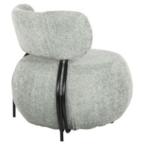Кресло Karsen Hm9598,05 букле цвят шам фъстък 79x78,5x76hcm