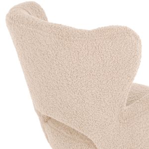 Кресло Mylie Hm8394,23 бяло букле 66x75x93hcm