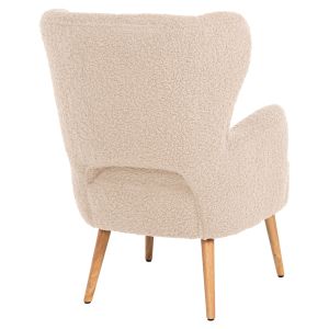 Кресло Mylie Hm8394,23 бяло букле 66x75x93hcm