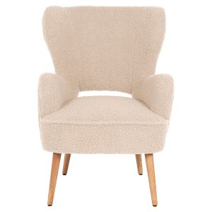 Кресло Mylie Hm8394,23 бяло букле 66x75x93hcm