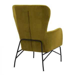 Кресло Olive с черни метални крака Hm8721,13