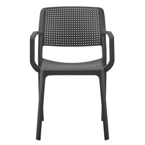 Armchair Outdoor Comfee Hm6102,02 polypropylene black 54x57x83cm