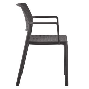 Armchair Outdoor Comfee Hm6102,09 polypropylene brown 54x57x83cm