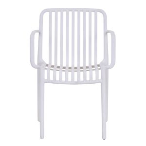 Outdoor Convee armchair Hm6105,01 polypropylene white 44,5x52,5x79cm
