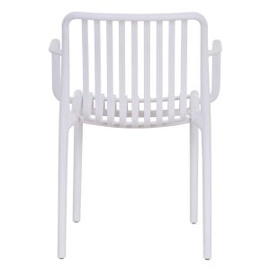 Outdoor Convee armchair Hm6105,01 polypropylene white 44,5x52,5x79cm