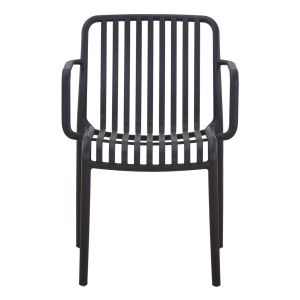 Outdoor Convee armchair Hm6105,02 polypropylene black 44,5x52,5x79cm