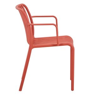 Outdoor Convee armchair Hm6105,05 polypropylene red 44,5x52,5x79cm