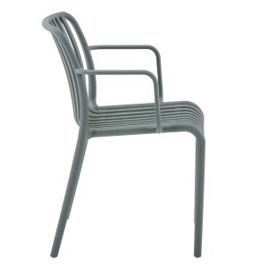 Кресло Outdoor Convee HM6105,07 полипропилен тъмно зелено 44,5x52,5x79cm