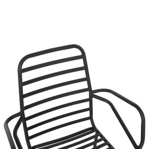 Armchair Outdoor Free Hm6045 metal black 61x53x87cm