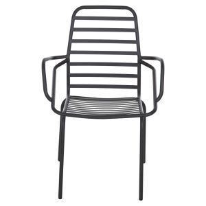 Armchair Outdoor Free Hm6045 metal black 61x53x87cm