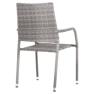 Outdoor Morner armchair Hm6074,02 metal-gray woven material 55x58x87cm