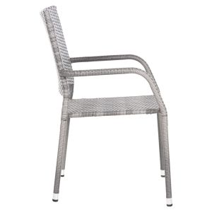 Outdoor Morner armchair Hm6074,02 metal-gray woven material 55x58x87cm
