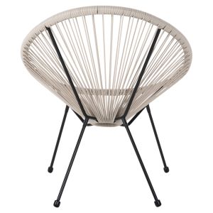 Outdoor Nest-type Acapulco Armchair Hm5872,03 black metal - synthetic rattan in ekra 71x72x80cm