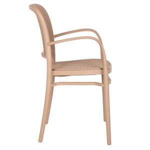 Armchair Polypropylene Flow Hm5938,03 cappuccino 55x53x86cm