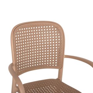 Armchair Polypropylene Flow Hm5938,03 cappuccino 55x53x86cm