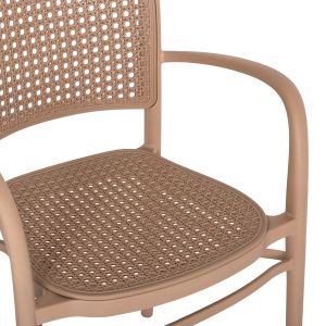 Armchair Polypropylene Flow Hm5938,03 cappuccino 55x53x86cm