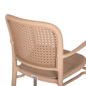 Armchair Polypropylene Flow Hm5938,03 cappuccino 55x53x86cm