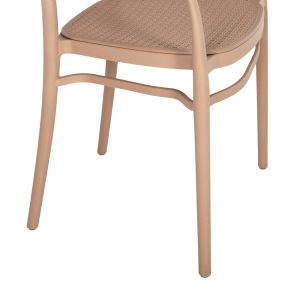 Armchair Polypropylene Flow Hm5938,03 cappuccino 55x53x86cm