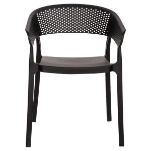 Armchair Polypropylene Perfoe Hm5941,02 black 53,5x50,5x73cm