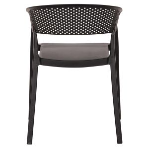 Armchair Polypropylene Perfoe Hm5941,02 black 53,5x50,5x73cm