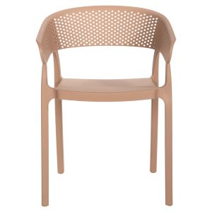 Armchair Polypropylene Perfoe Hm5941,03 cappuccino 53,5x50,5x73cm