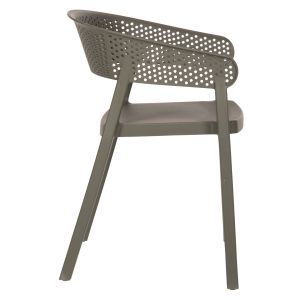 Armchair Polypropylene Perfoe Hm5941,07 dark green 53,5x50,5x73cm