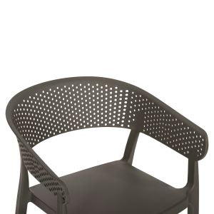 Armchair Polypropylene Perfoe Hm5941,07 dark green 53,5x50,5x73cm