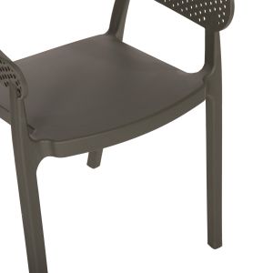 Armchair Polypropylene Perfoe Hm5941,07 dark green 53,5x50,5x73cm
