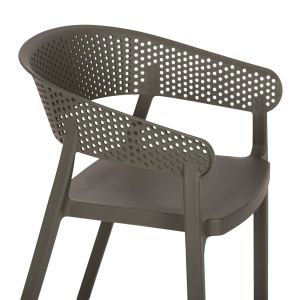 Armchair Polypropylene Perfoe Hm5941,07 dark green 53,5x50,5x73cm