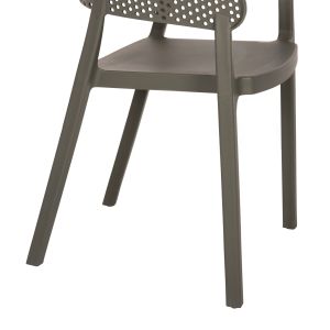 Armchair Polypropylene Perfoe Hm5941,07 dark green 53,5x50,5x73cm