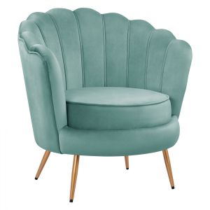 Кресло Water Lily мида -плюш мента Coquille Hm8493,07