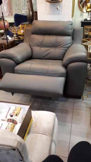Armchair model Hera, genuine leather