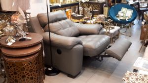 Armchair model Hera, genuine leather
