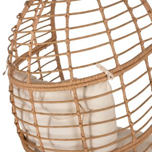 Кресло ратан овал Hm5869,01 метална основа 77x72x148cm