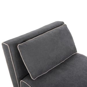 Кресло-легло Braxton Hm8425,10 тъмно сив плат 78x88x78hcm