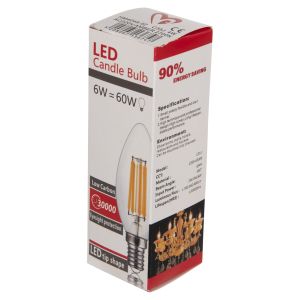 Led filament bulb 4w E14 3000k gold Dimmable Hm4048,02