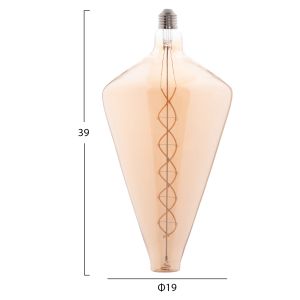 Bulb Led filament 8w E27 3000k golden color Dimmable Hm4054,02