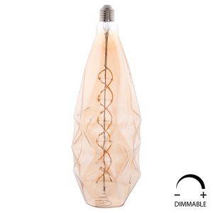 Led filament bulb 8w E27 3000k gold color Dimmable Hm4058
