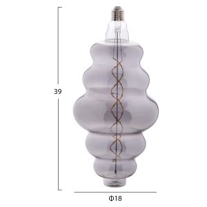 Led filament bulb 8w E27 3000k color dimmable gray Dimmable Hm4056,03
