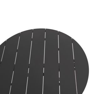 Round aluminum table Higer Hm6290.01 gray Φ126x74hcm.
