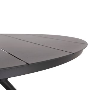 Round aluminum table Higer Hm6290.01 gray Φ126x74hcm.