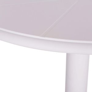 Round bar table Terrin Hm6126.11 polypropylene white Φ60x106cm.